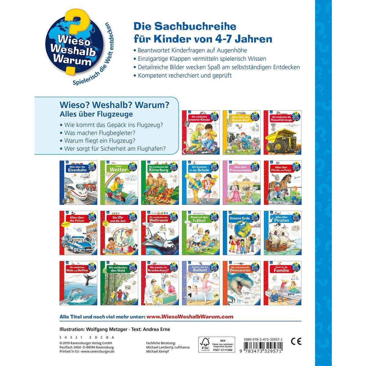 Ravensburger Wieso? Weshalb? Warum? Band 20: Alles über Flugzeuge