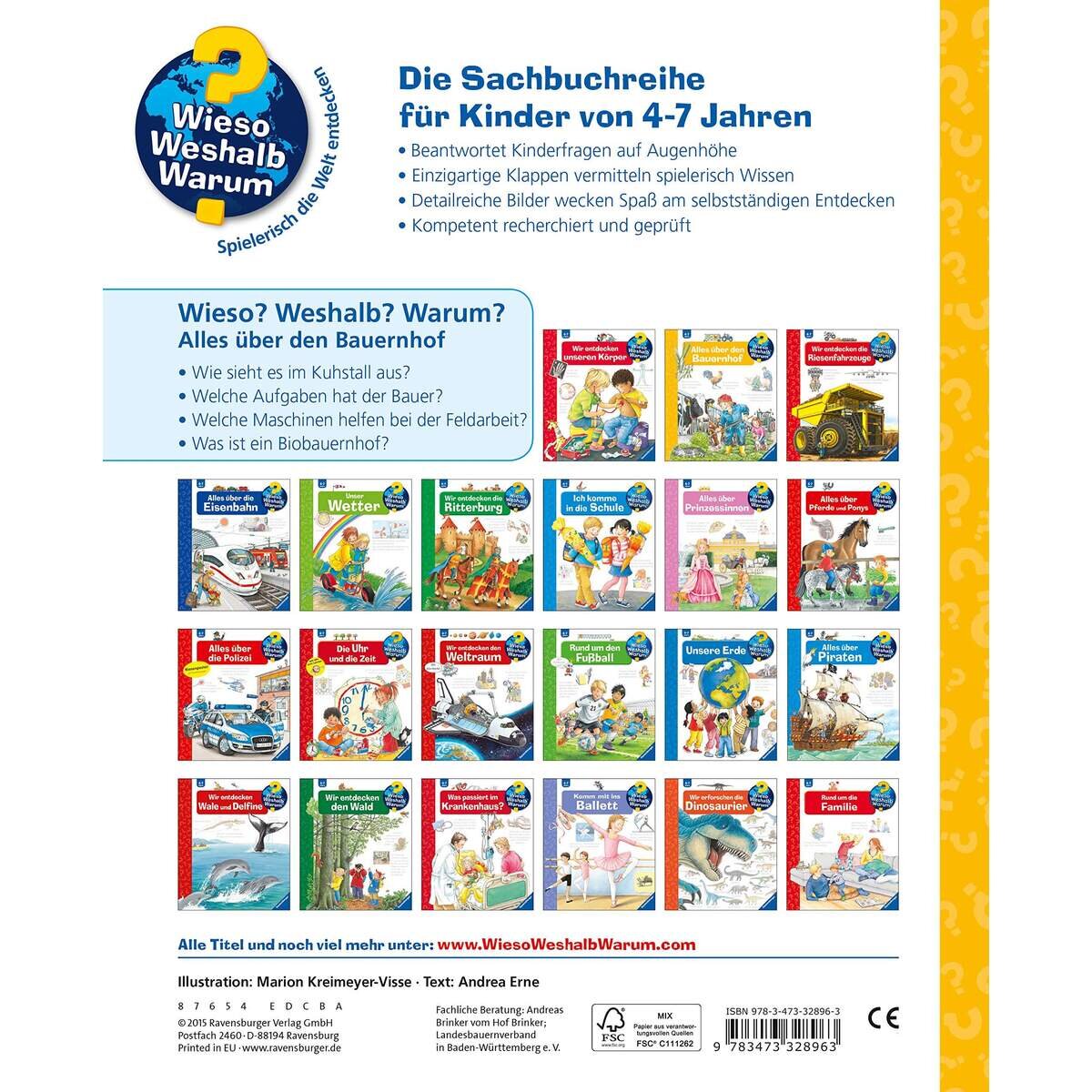 Ravensburger Wieso? Weshalb? Warum? Band. 3: Alles über den Bauernhof
