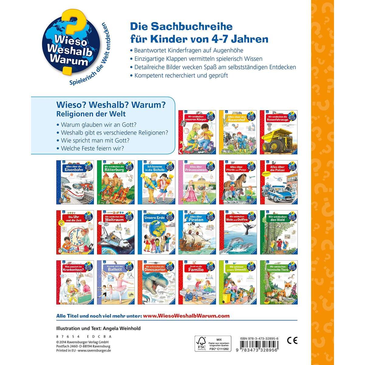 Ravensburger Wieso? Weshalb? Warum? Band 23: Religionen der Welt