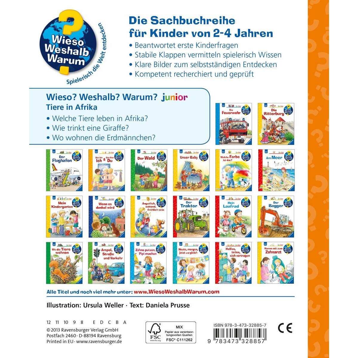 Ravensburger Wieso? Weshalb? Warum? Sonderband - Mein junior-Lexikon: Tiere