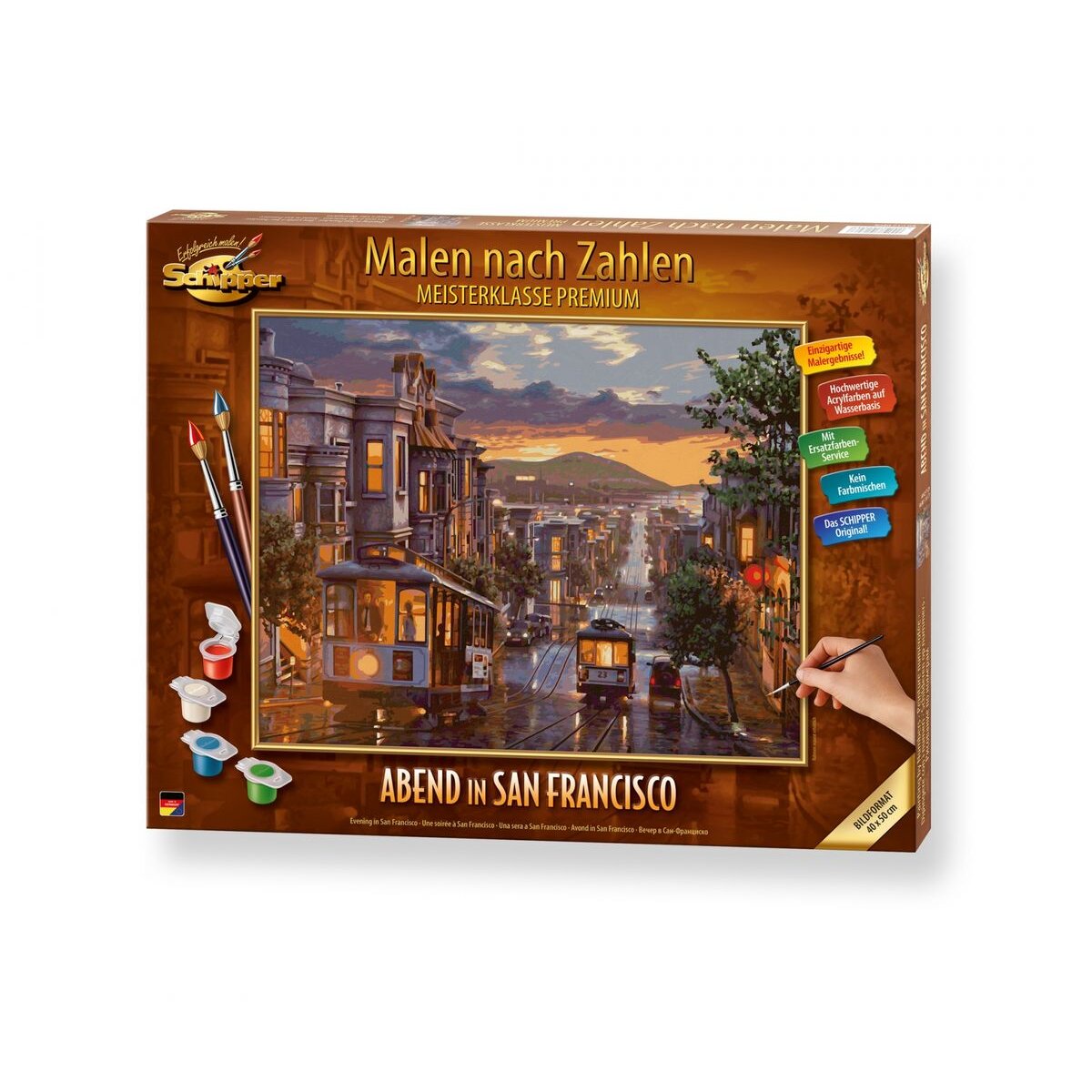 Schipper Malen nach Zahlen - Abendstimmung in San Francisco