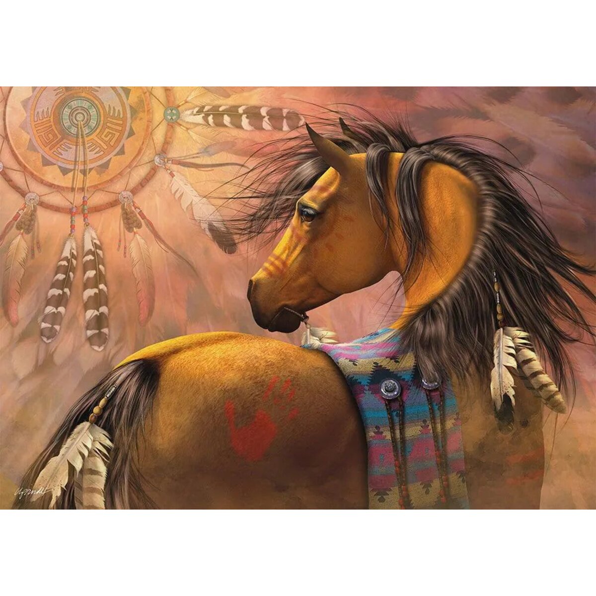 Schmidt Spiele Puzzle - Laurie Prindle: Kiona Gold, 1.000 Teile