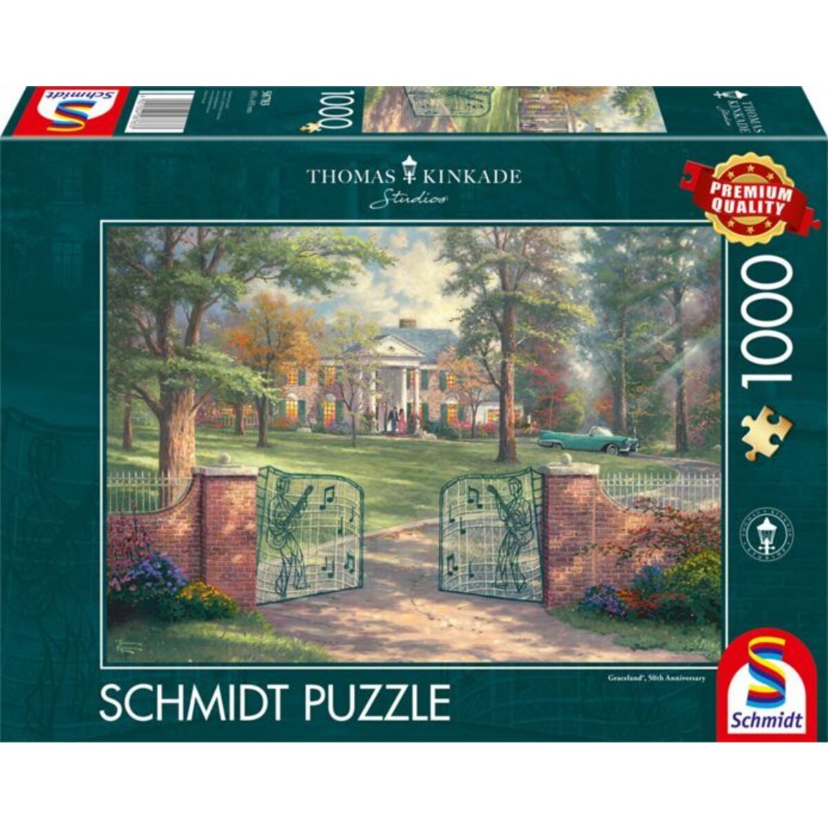 Schmidt Spiele Puzzle - Graceland 50th Anniversary, 1000 Teile