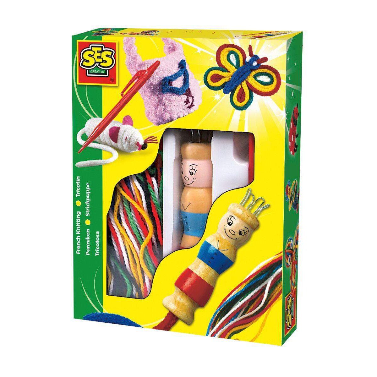 SES Creative 00862 Strickpuppe und Wolle