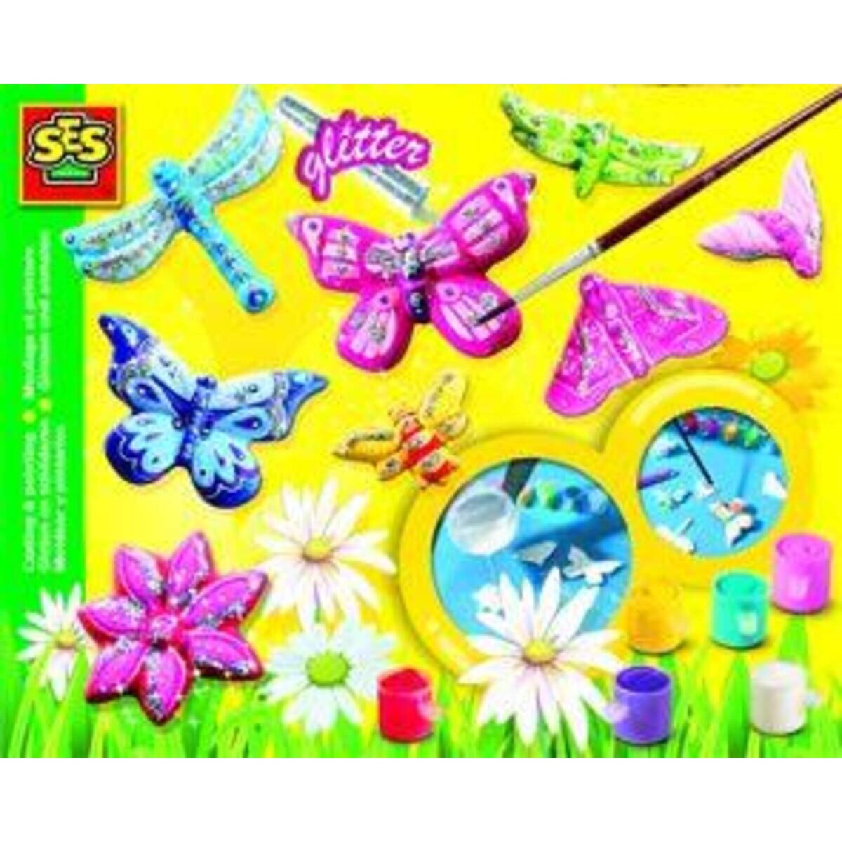 SES Creative 01131 Glitzerschmetterlinge gießen