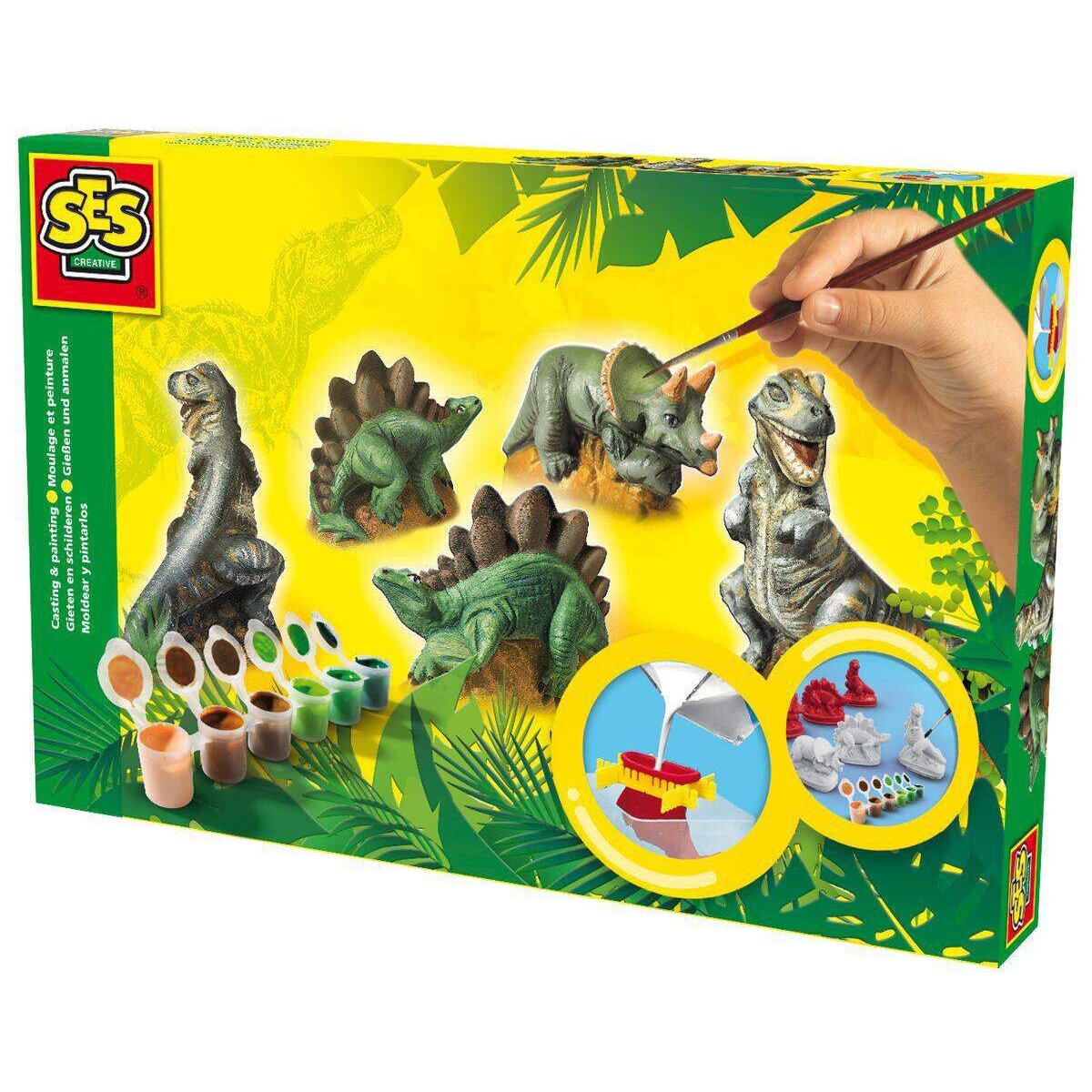 SES Creative 01406 Gipsgießset Dinos