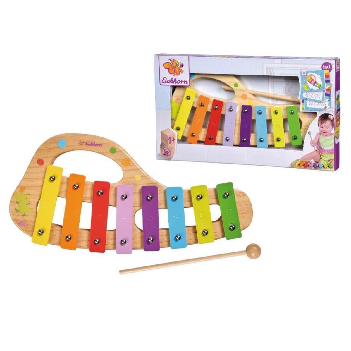 Simba Eichhorn Musik Xylophon 8 Töne