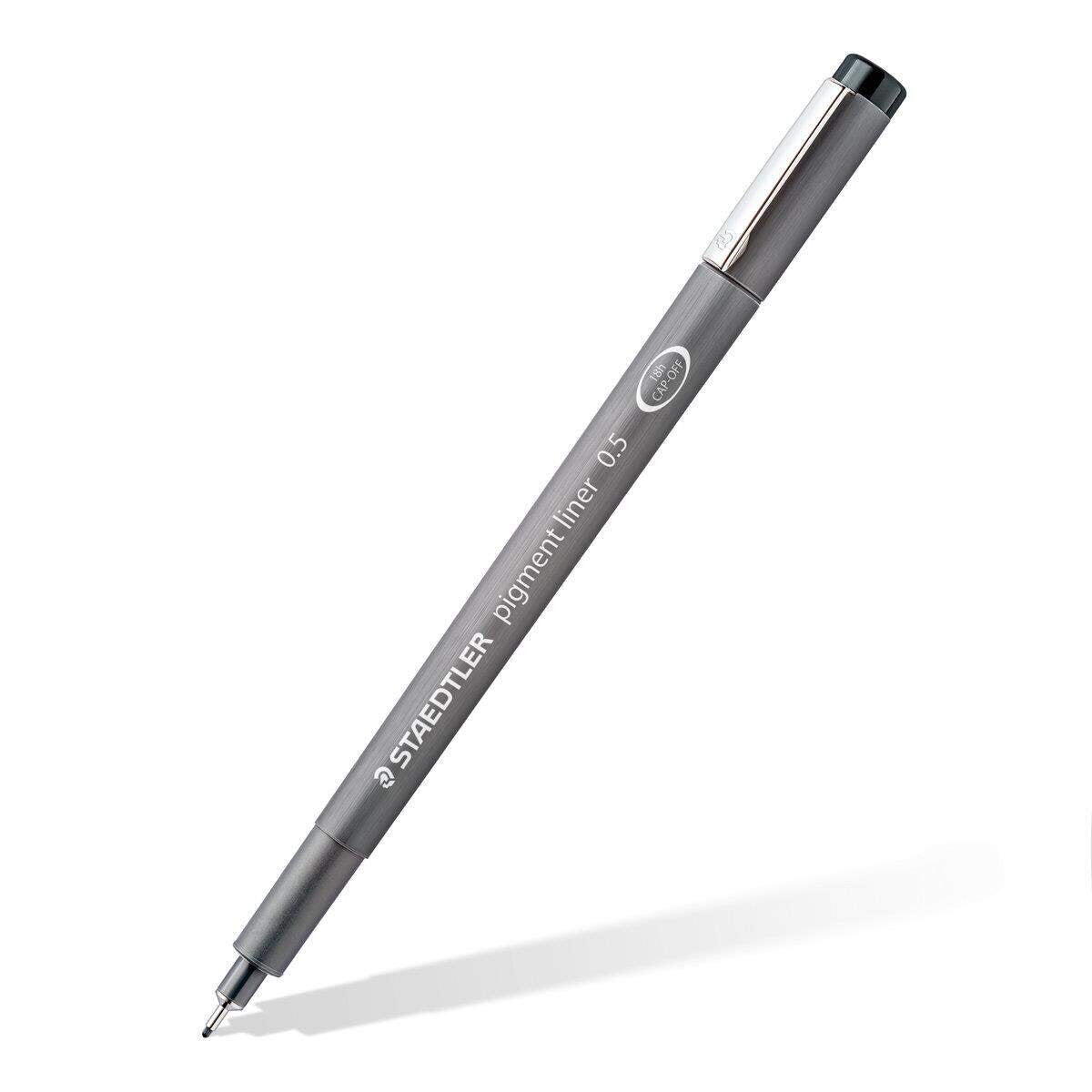 STAEDTLER® Feinschreiber pigment liner 308 3 schwarz, 2 metallic