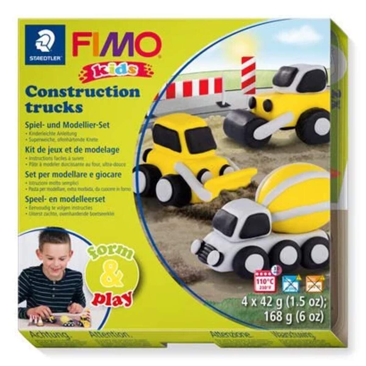 STAEDTLER® FIMO® kids 8034 Construction trucks