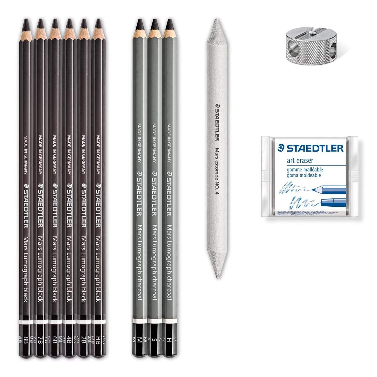 STAEDTLER® Kohle Set Design Journey, 12-teilig