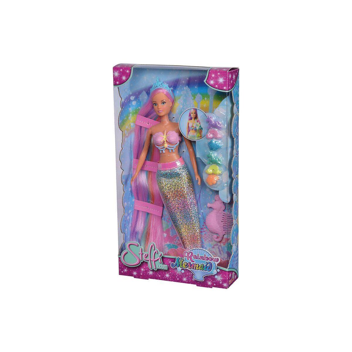 Simba Steffi Love Regenbogen Meerjungfrau, 29 cm
