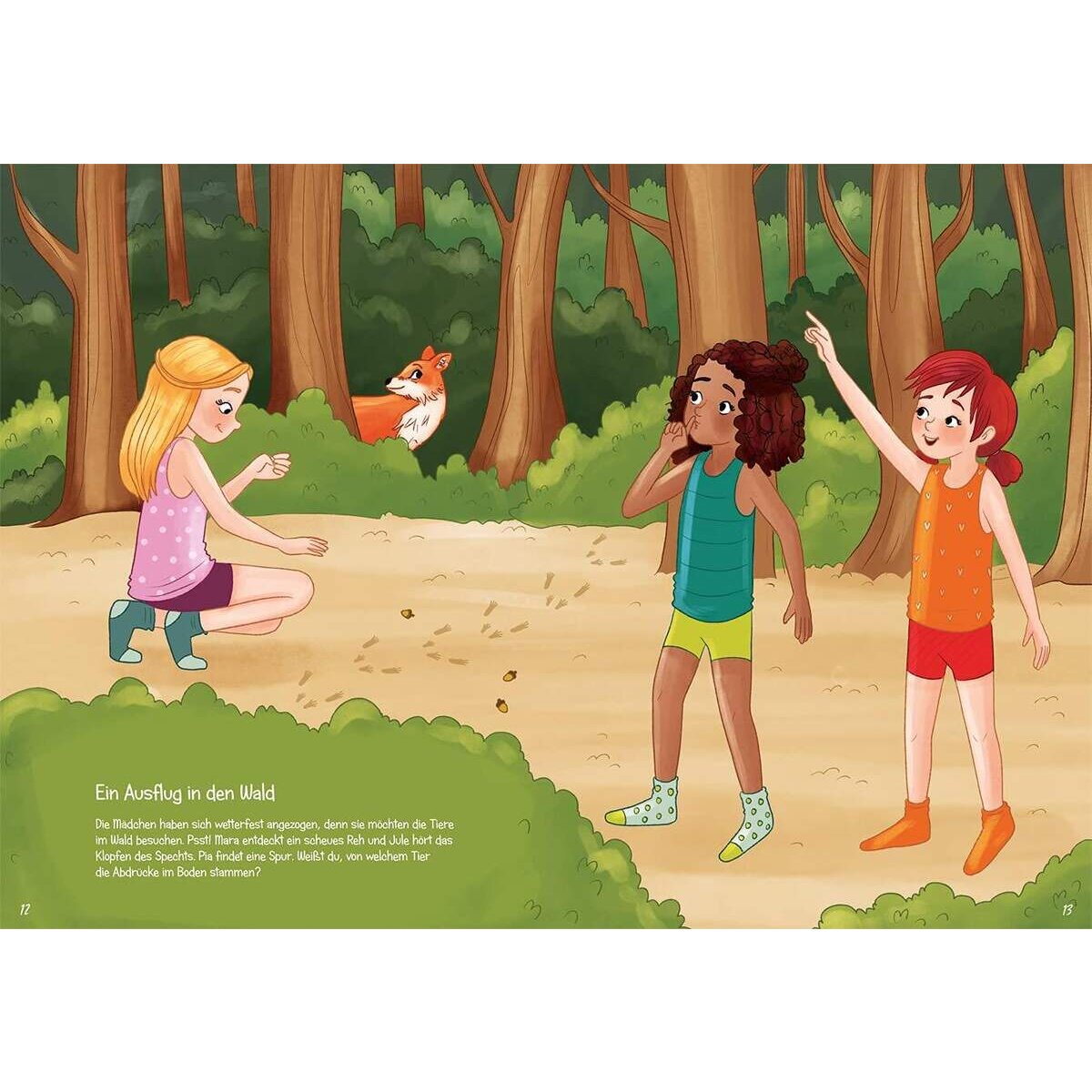 Tessloff Sticker-Anziehbuch. Beste Freundinnen. Gemeinsam bei den Tieren.