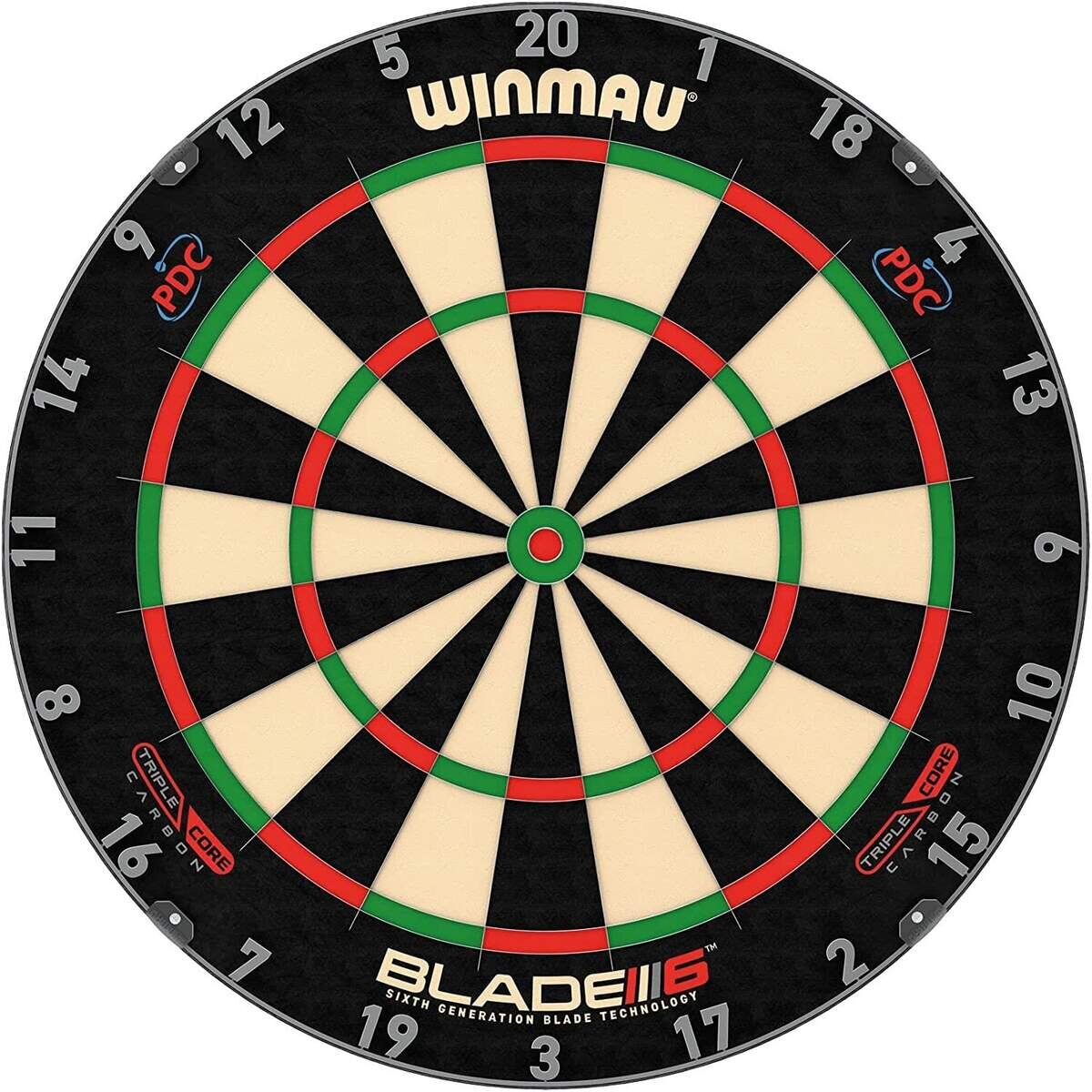 Winmau Blade 6 Series Professional Bristle Klassische Dartboard