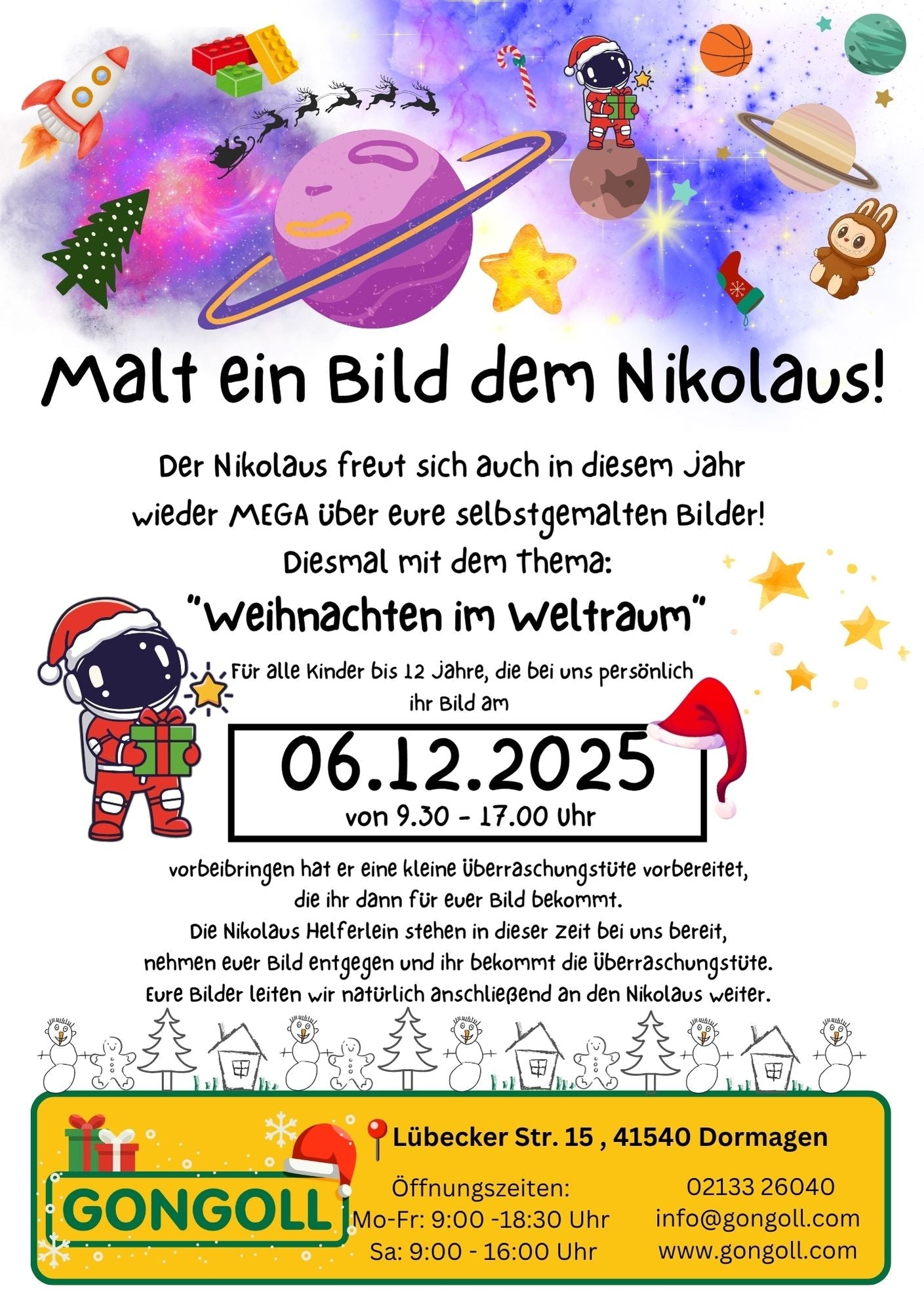 Malt ein Bild dem Nikolaus - Nikolaus-Tüten-Aktion 2025