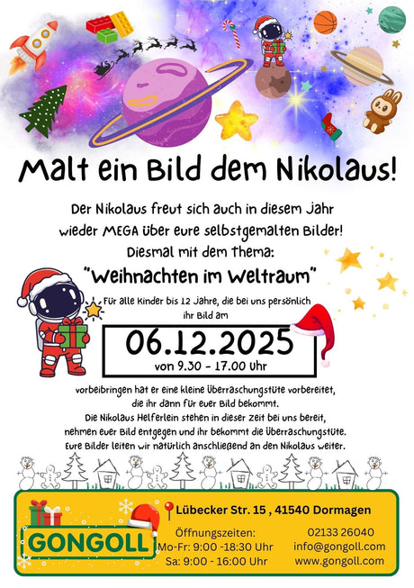Malt ein Bild dem Nikolaus - Nikolaus-Tüten-Aktion 2025