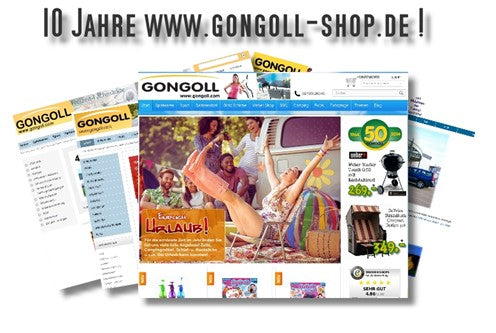 10 Jahre www.gongoll-shop.de !