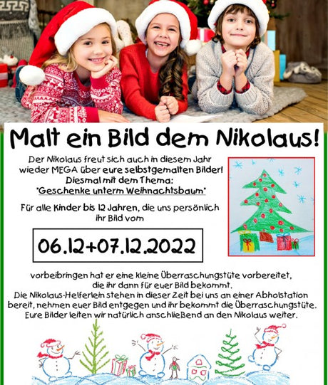 Malt ein Bild dem Nikolaus! Gongoll-Nikolaus-Aktion 2022