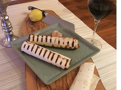 Winter Wurzel Wraps – mit Schwarzwurzel und Perlhuhn – Grill-Rezept