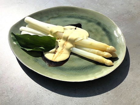 Spargel Schwarz-Weiß mit Guinness-Reduktion – Rezept