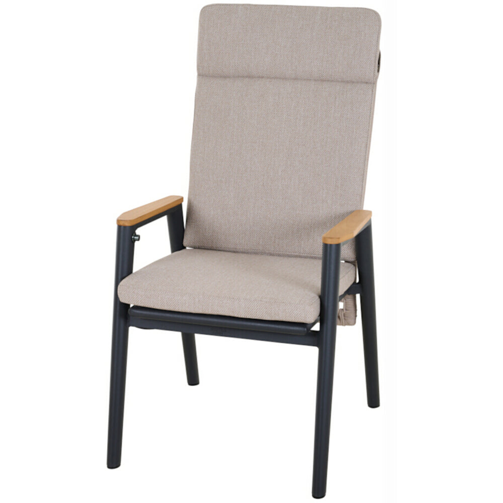 Siena Garden Cortina Move Sessel Natur, inkl. Auflage