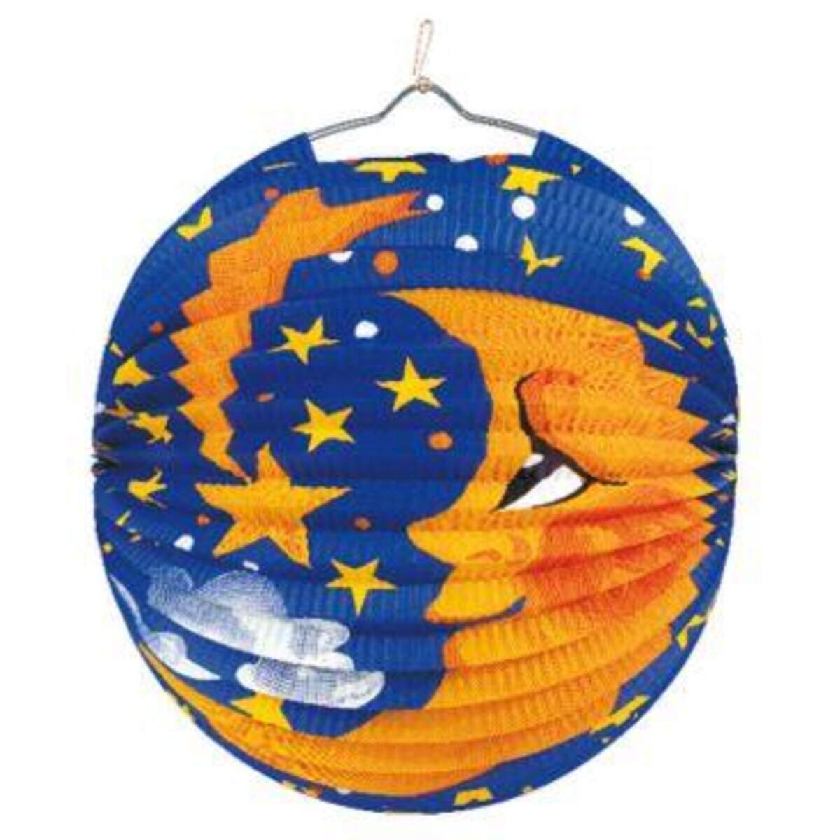 amscan Lampion Mond & Sterne 25 cm, 1 Stück, sortiert