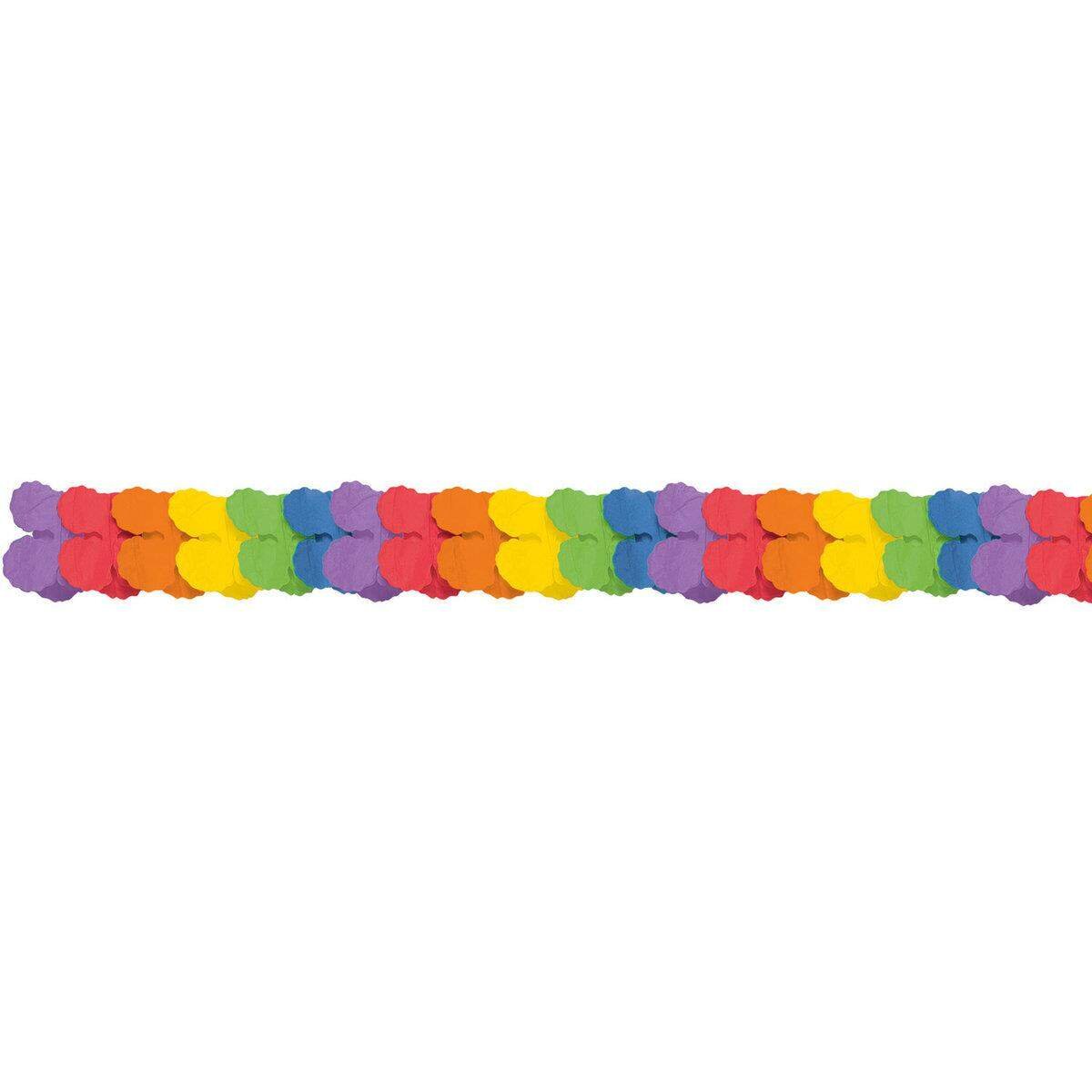 amscan Papiergirlande Regenbogen 365 cm