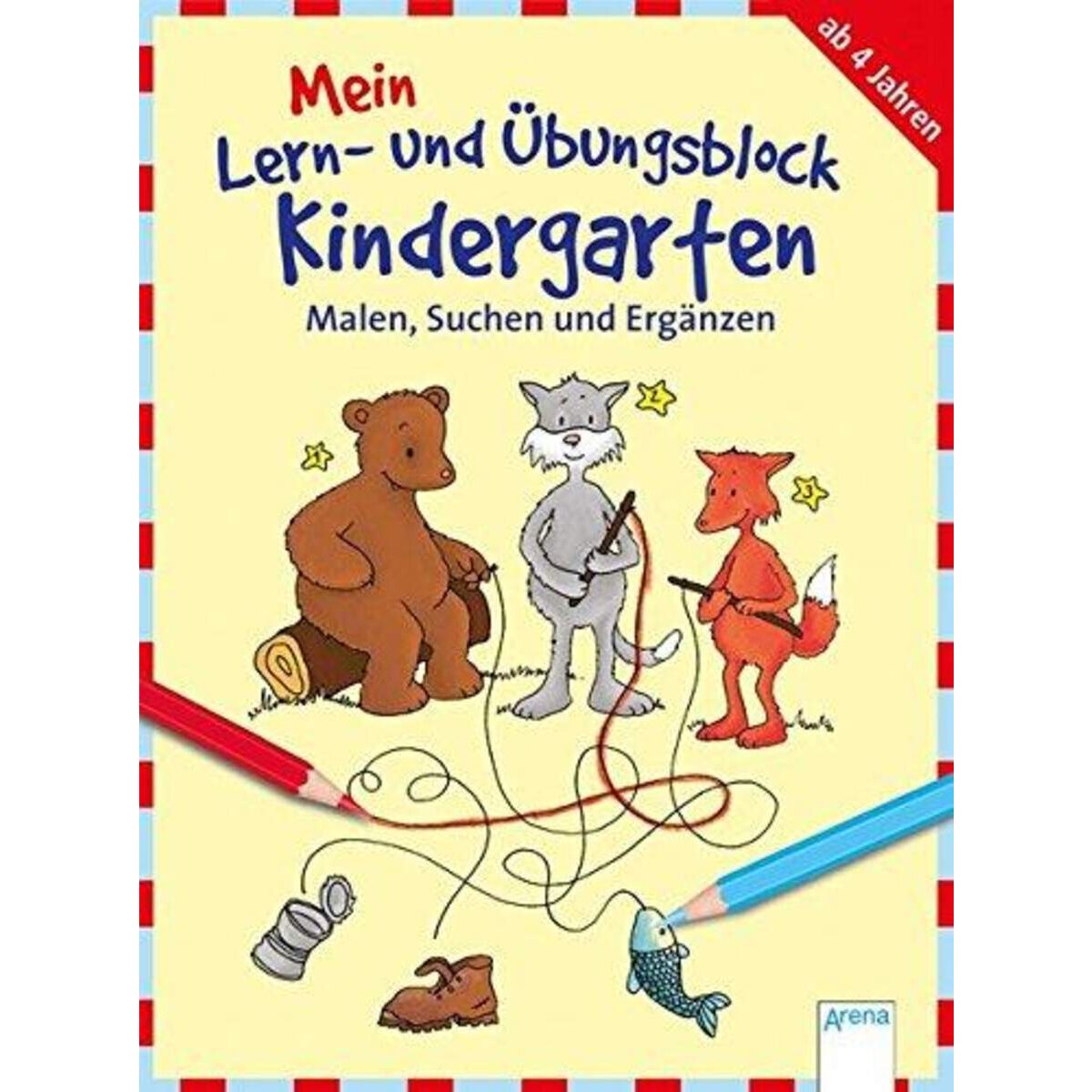 Arena Malen, Suchen und Ergänzen: Mein Lern- und Übungsblock