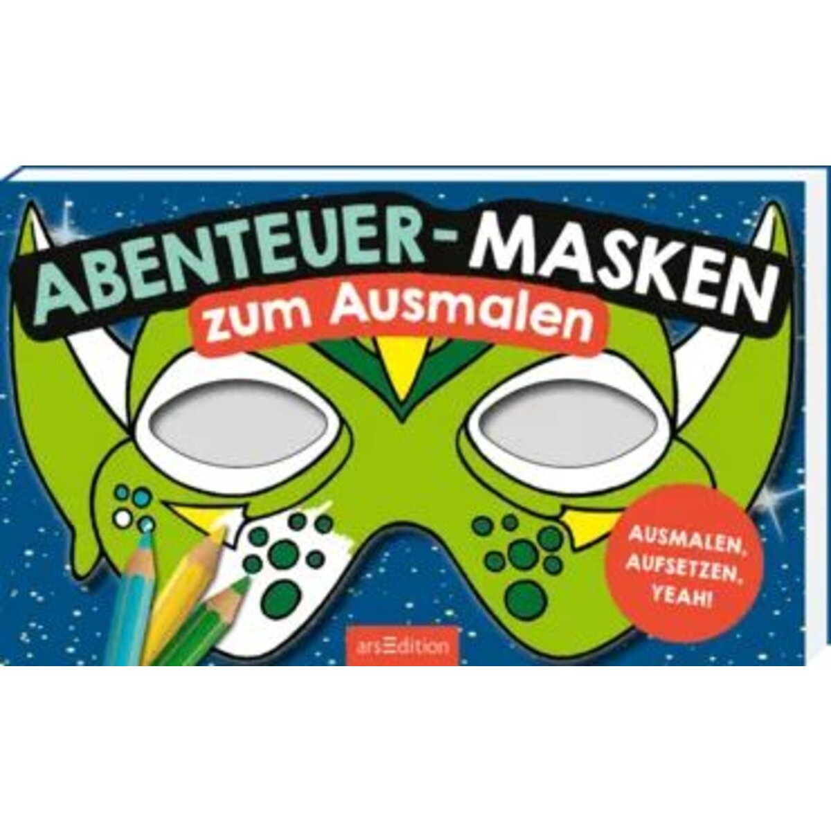 ars Edition Abenteuer-Masken Ausmalen