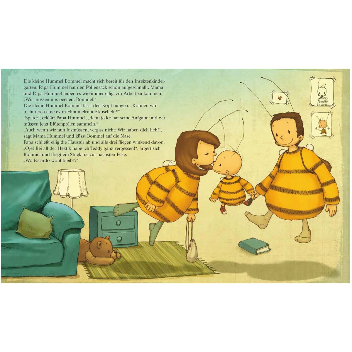 ars Edition Die kleine Hummel Bommel und die Liebe (Pappbilderbuch)