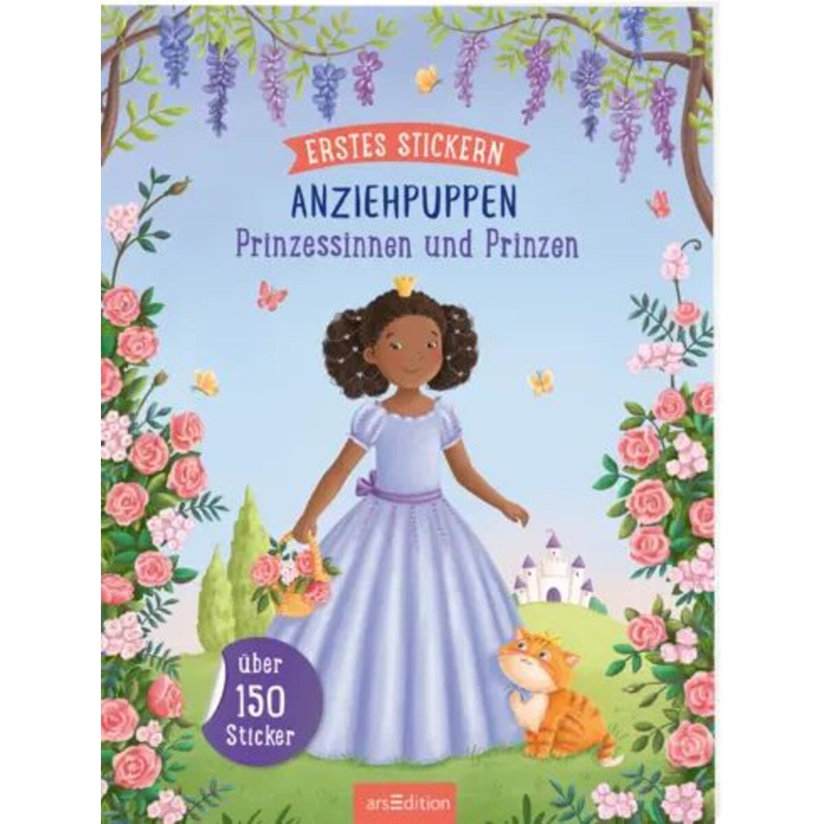 ars Edition Erstes Stickern Anziehpuppen - Prinzessinnen und Prinzen