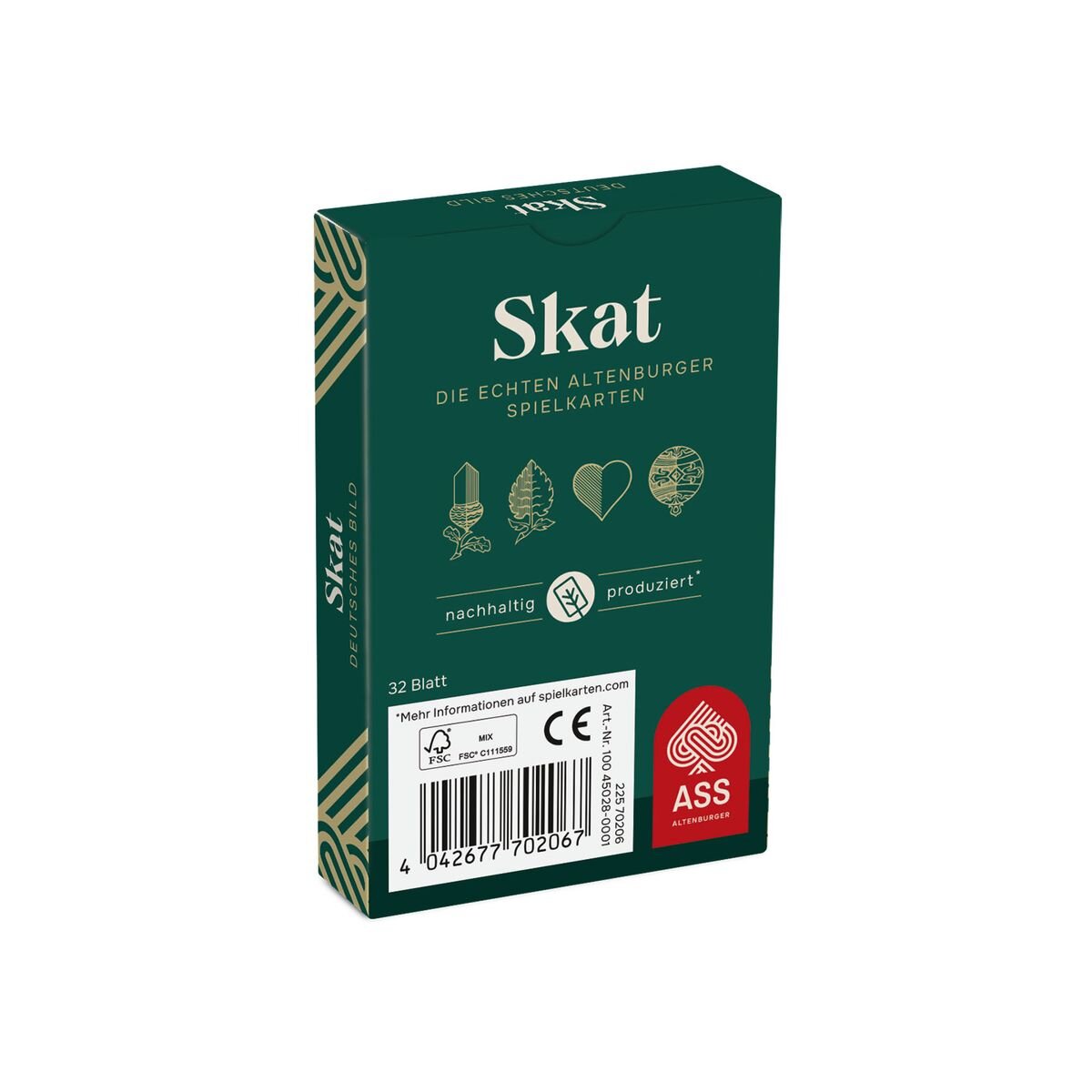 ASS Altenburger FSC Skat, deutsches Bild, Kornblume®, in Faltschachtel