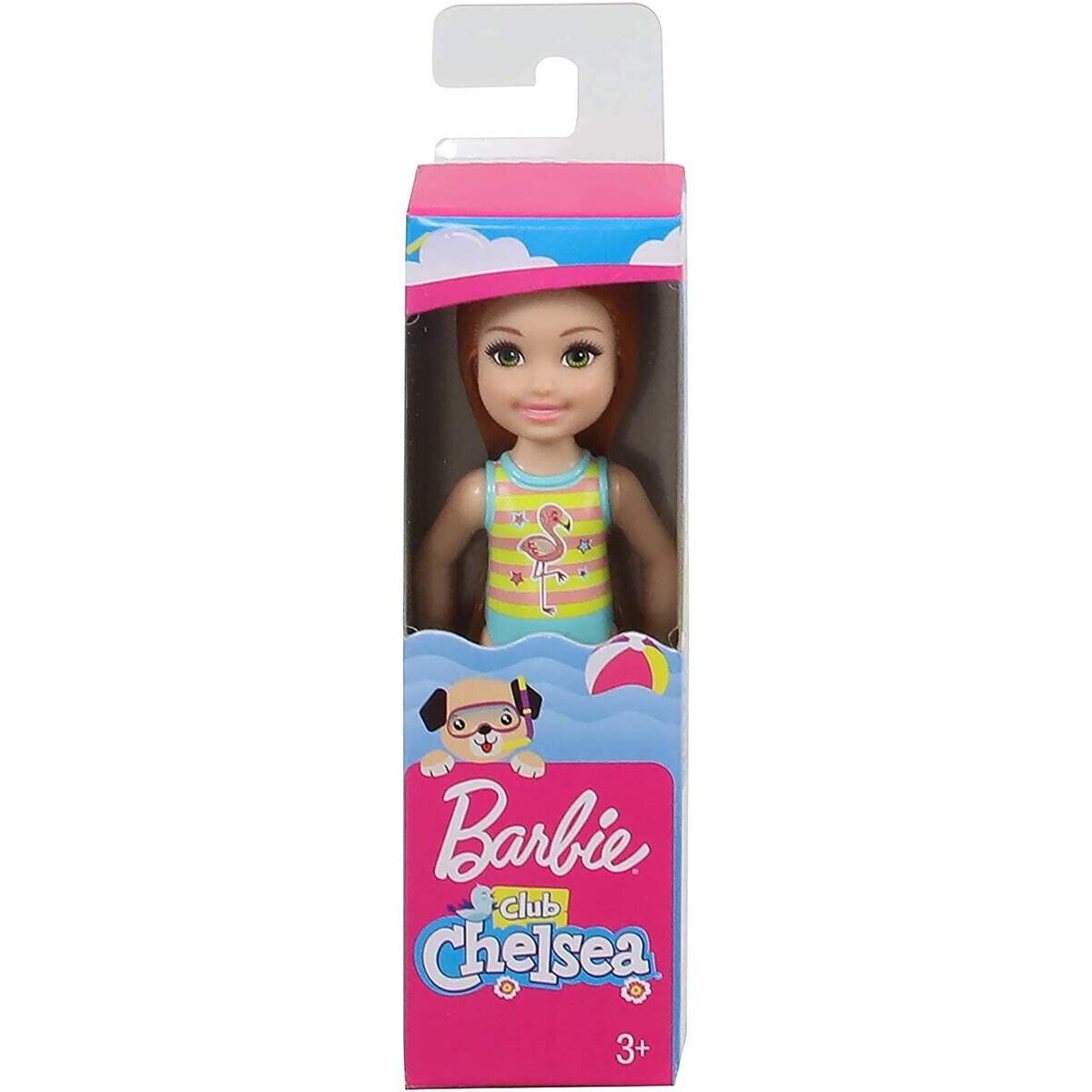 Barbie Beach Puppe Chelsea im Flamingo Design