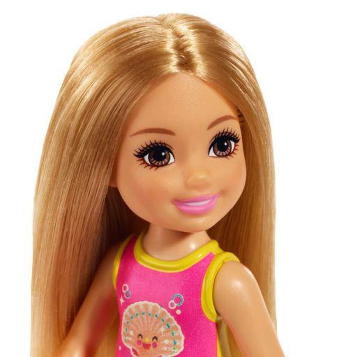 Barbie Chelsea Puppe im Badeanzug mit blonden Haaren