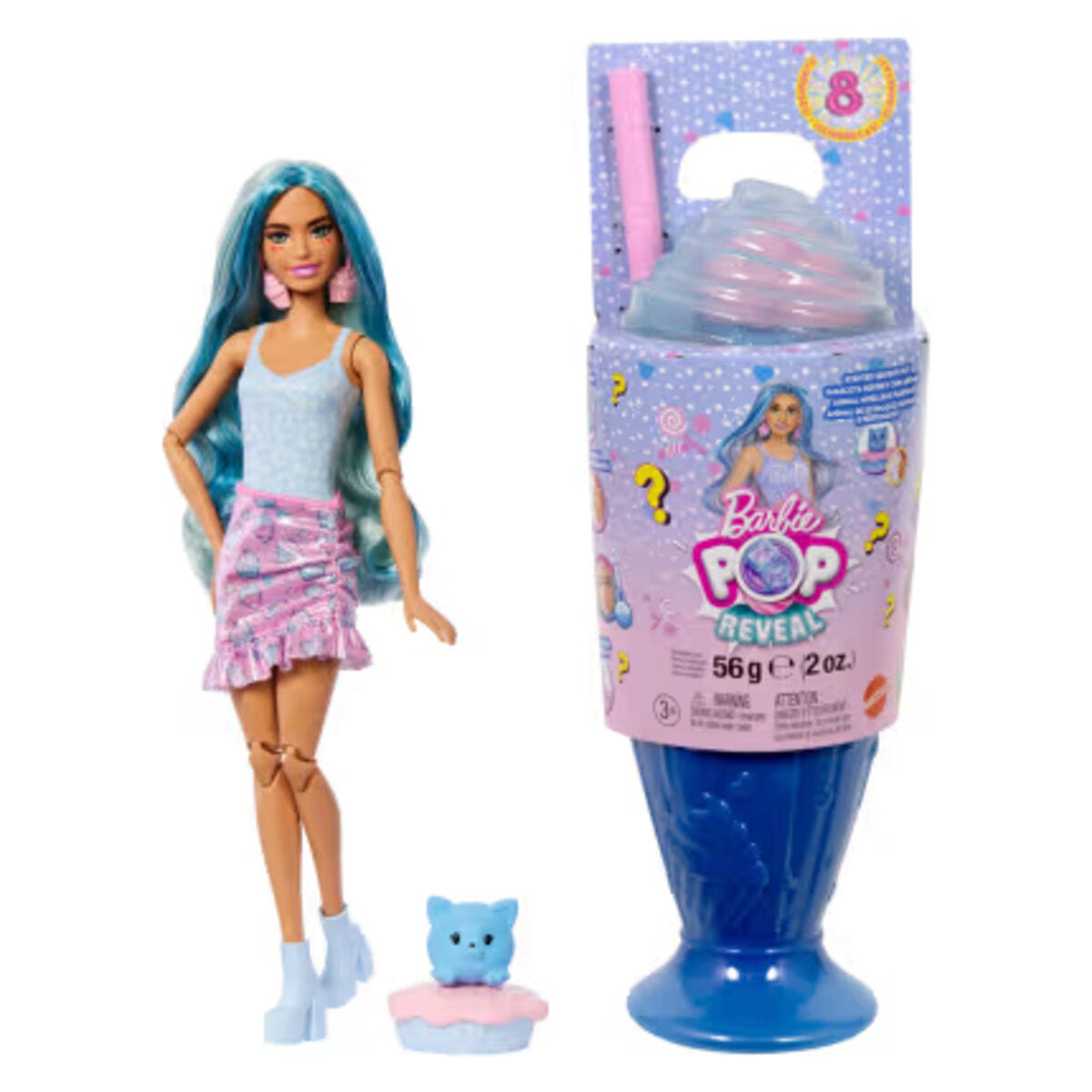 Barbie Pop! Reveal Barbie Treats Series - Blue Doll