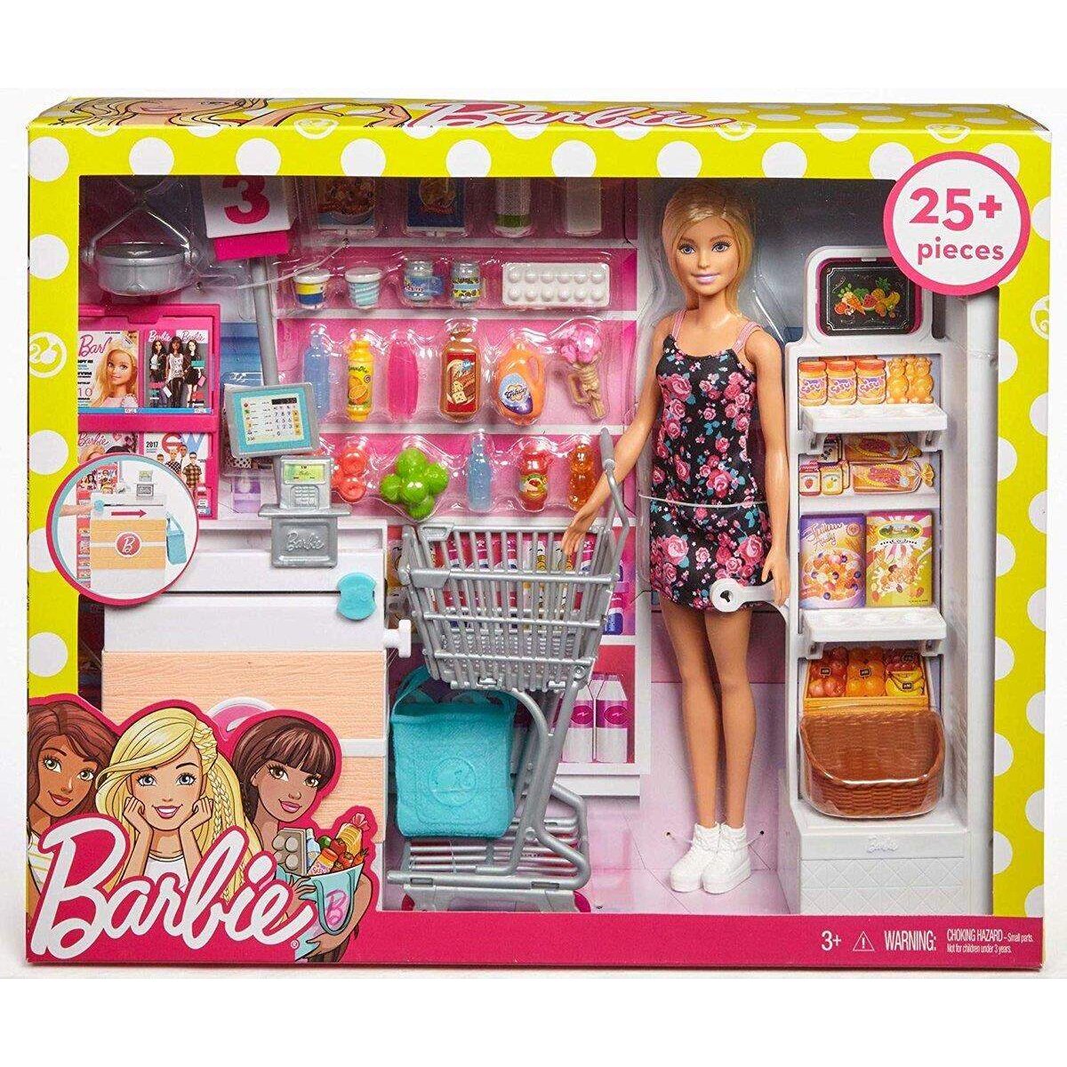 Barbie Supermarkt mit Puppe