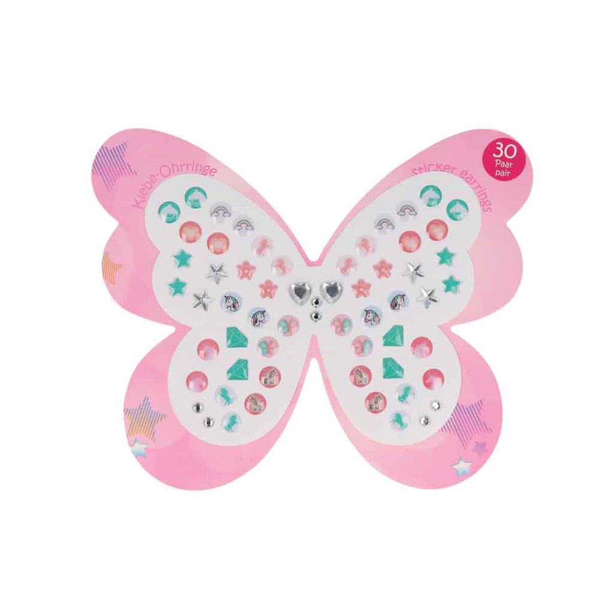 bb Klostermann Klebe-Ohrringe, 1 Stück, 4-fach sortiert