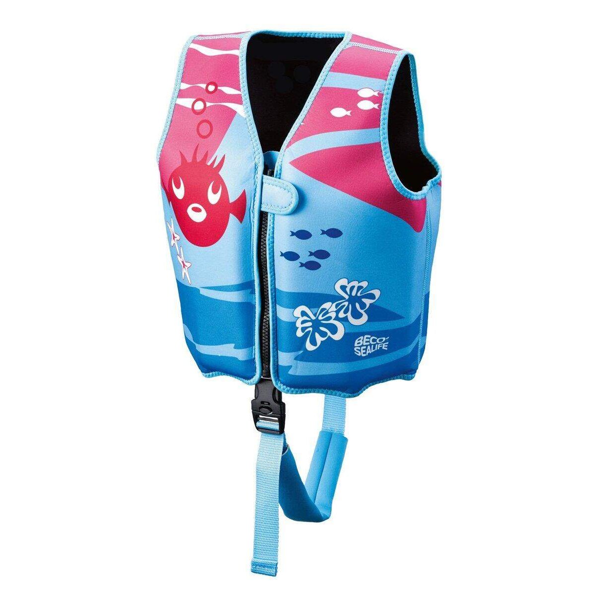 Beco Sealife Schwimmlernweste Größe S, blau/pink