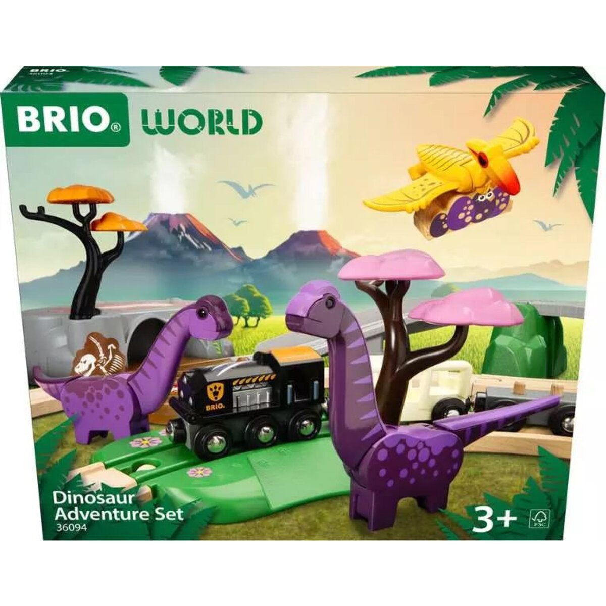 BRIO Dinosaurier Abenteuer-Set