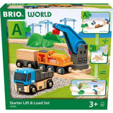 BRIO World Starterset Güterzug mit Kran A