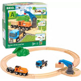BRIO World Starterset Güterzug mit Kran A