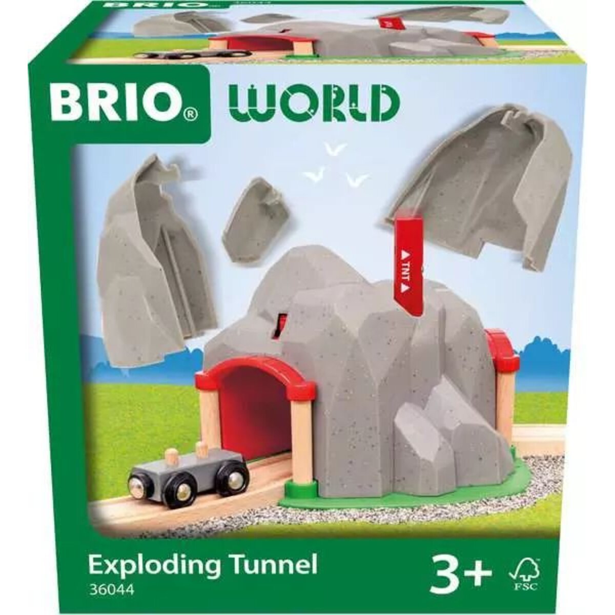 BRIO Tunnel mit Sprengfunktion