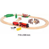 BRIO World Rote Lola Bauernhof Zugset