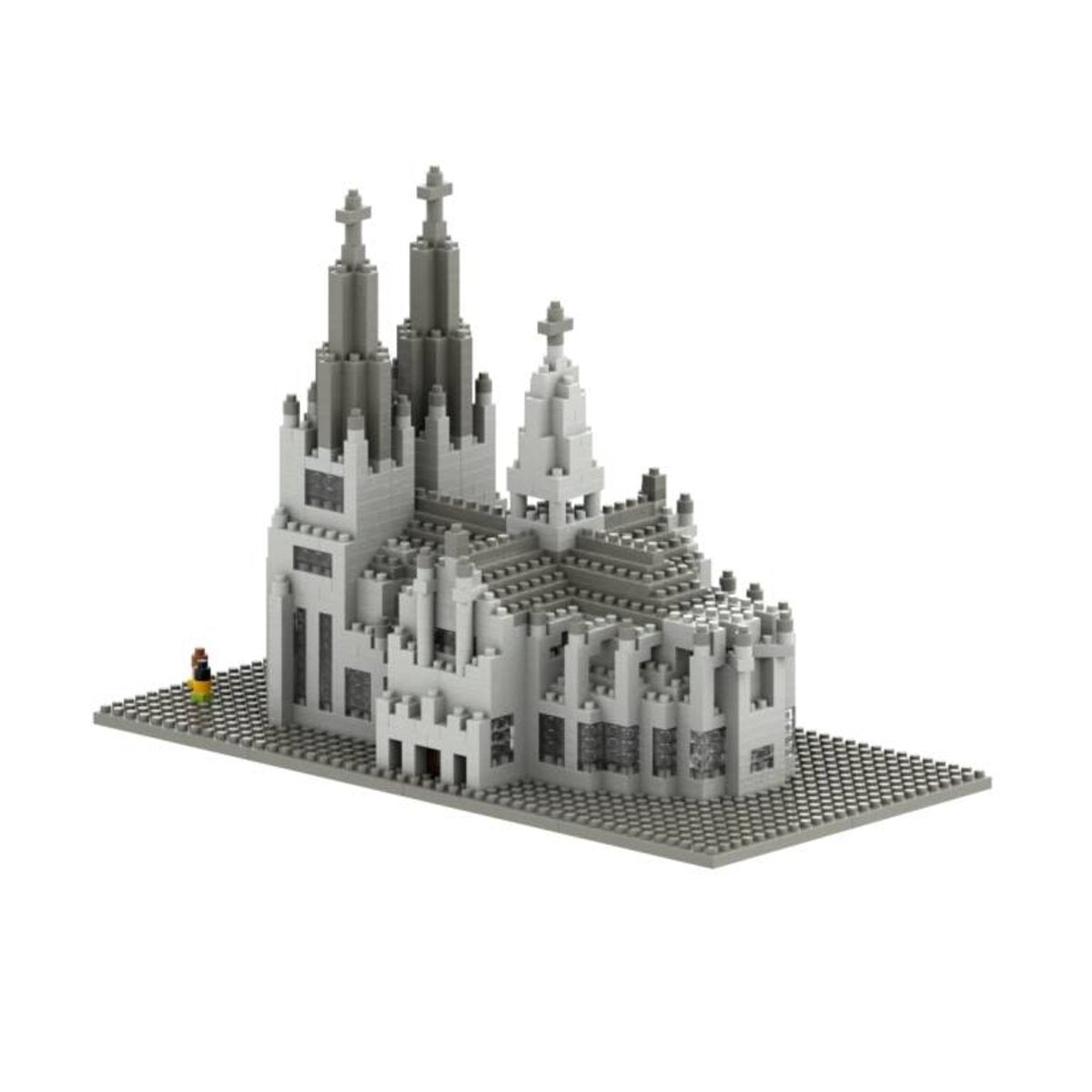 BRIXIES Bausatz Kölner Dom ca. 19,3 x 9,6 x 14,7 cm 1.284 Steine XL Geschenkbox