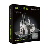 BRIXIES Bausatz Kölner Dom ca. 19,3 x 9,6 x 14,7 cm 1.284 Steine XL Geschenkbox