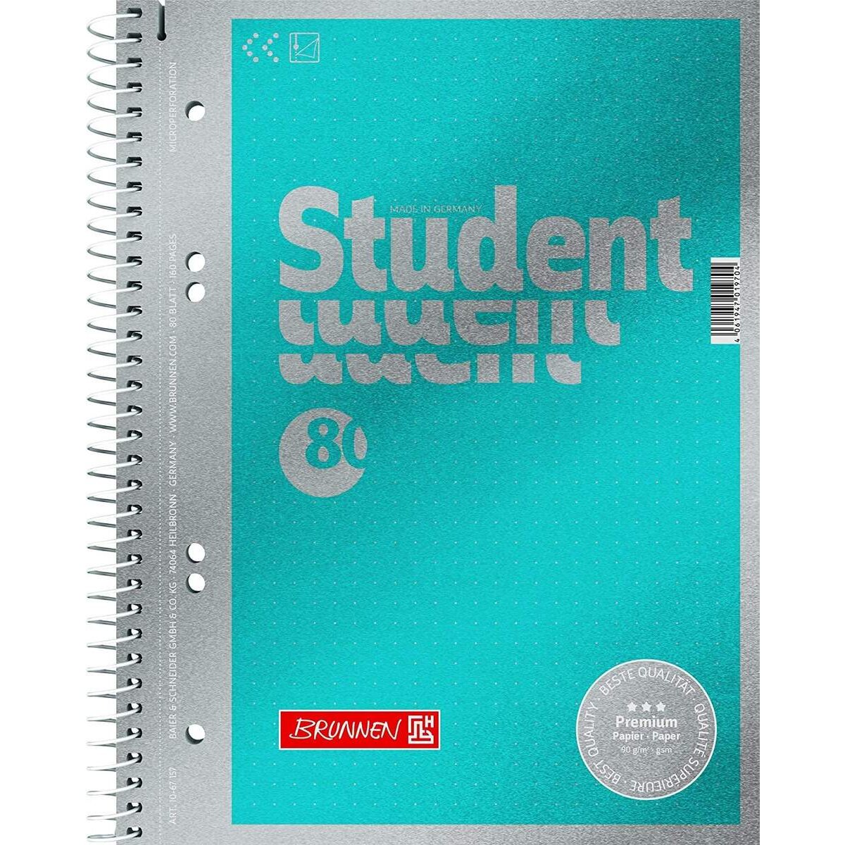 BRUNNEN Collegebock Premium, DIN A5, dotted