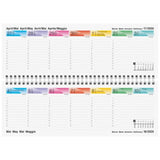 BRUNNEN Querterminbuch DATAline Jahr 2026 297 × 105 mm Karton blau Mod. 771