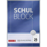 BRUNNEN Schulblock A4 liniert, mit Rand, Lineatur 25