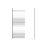 BRUNNEN Schulheft A4, liniert, Lineatur 25a, 20 Blatt