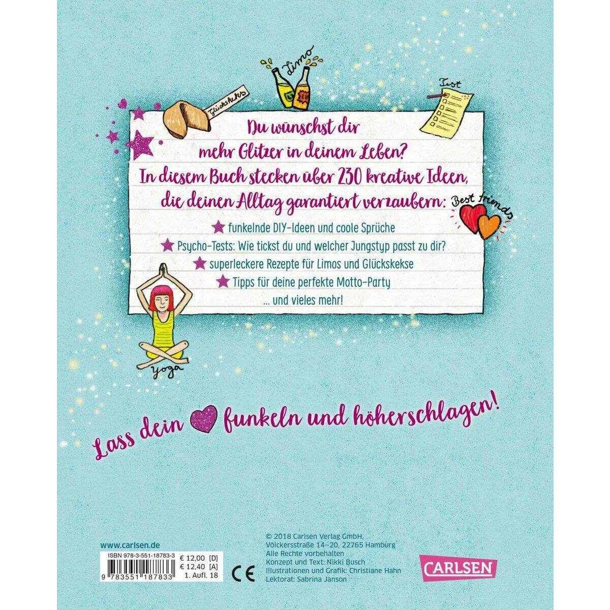 Carlsen Verlag Dein Mädchenbuch: über 230 Ideen für mehr Glitzer im Leben