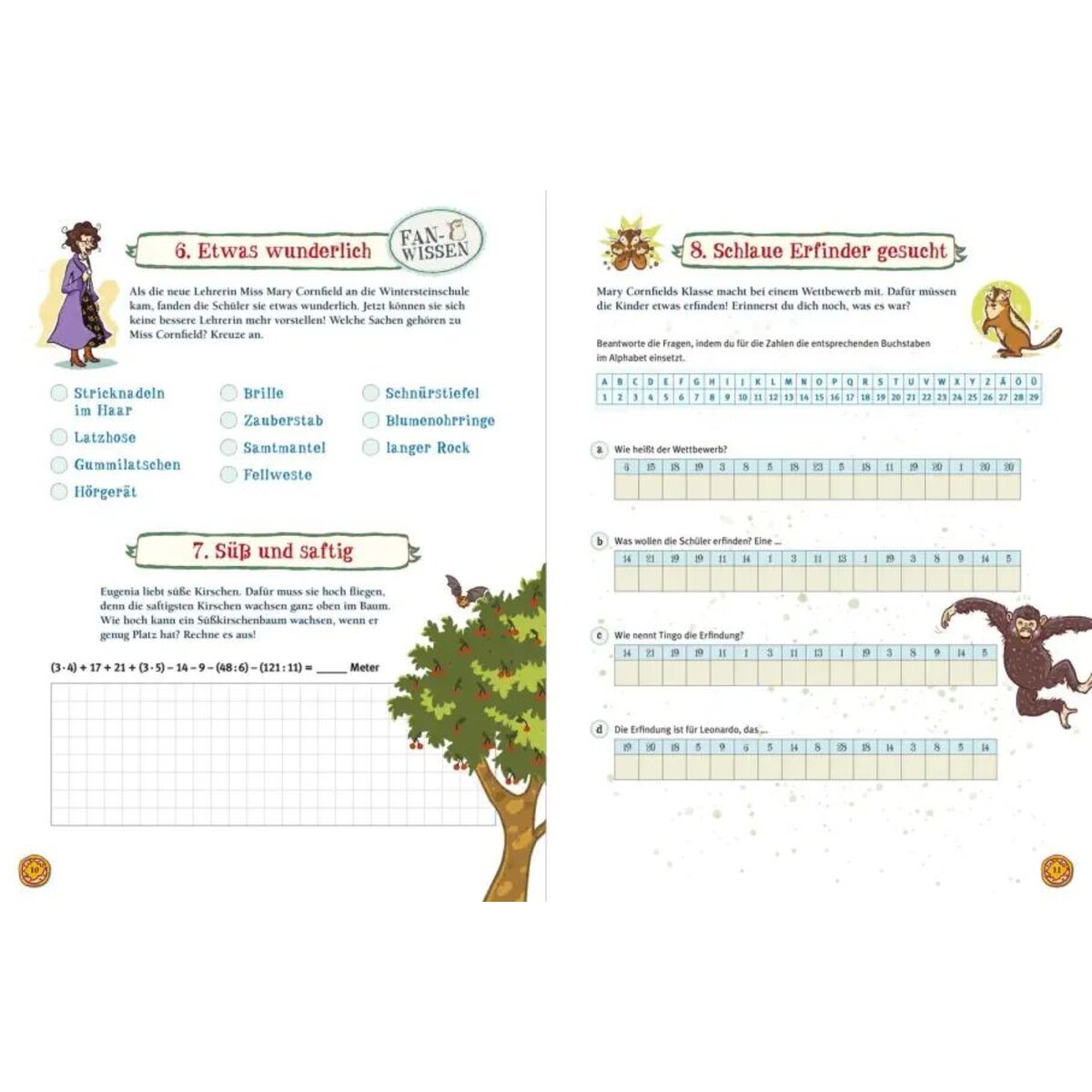 Carlsen Verlag Die Schule der magischen Tiere: Endlich Pause! Rätselbuch Band 2